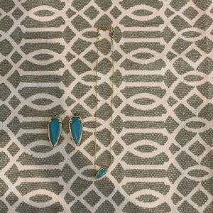 Kendra Scott necklace and earrings (set)